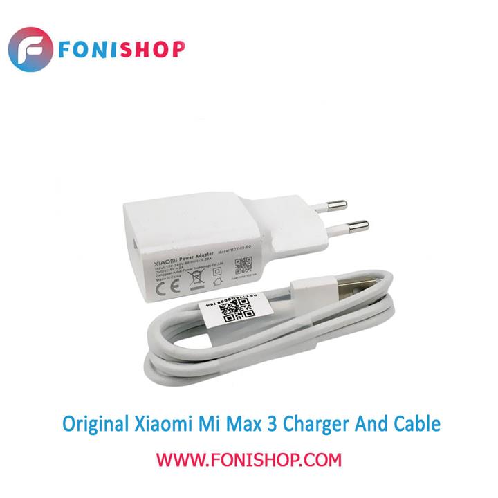 کابل و شارژر فست شارژ اصلی شیائومی Xiaomi Mi Max 3